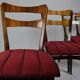 Table dining room in teak & four chairs 1960 s