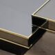 Modular coffee tables edition Cidue, by Willy Rizzo from the 1970s.