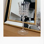Ensemble 4 verres à vin en cristal