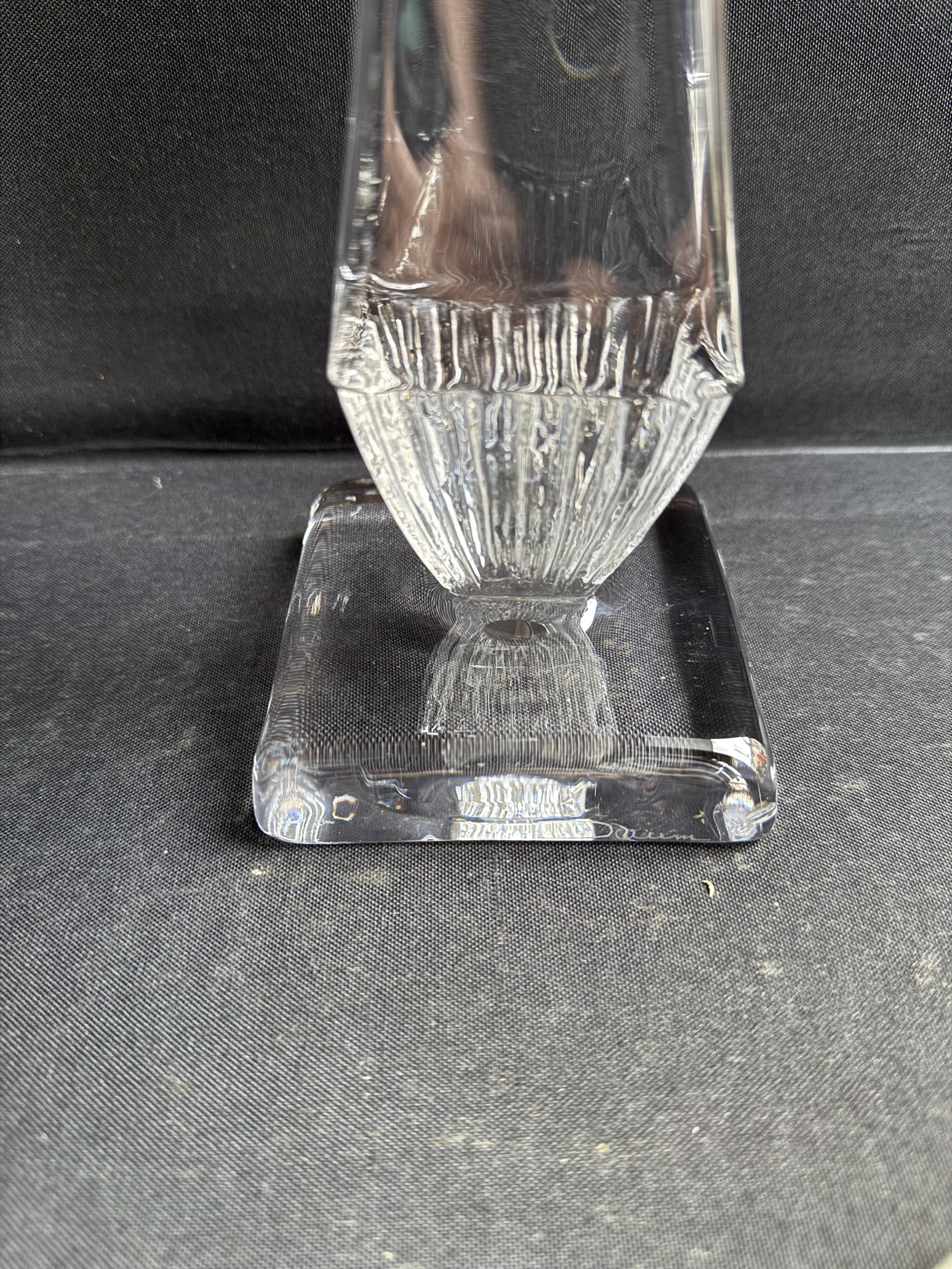 Daum crystal lamp – mid 20th century – Entirely original