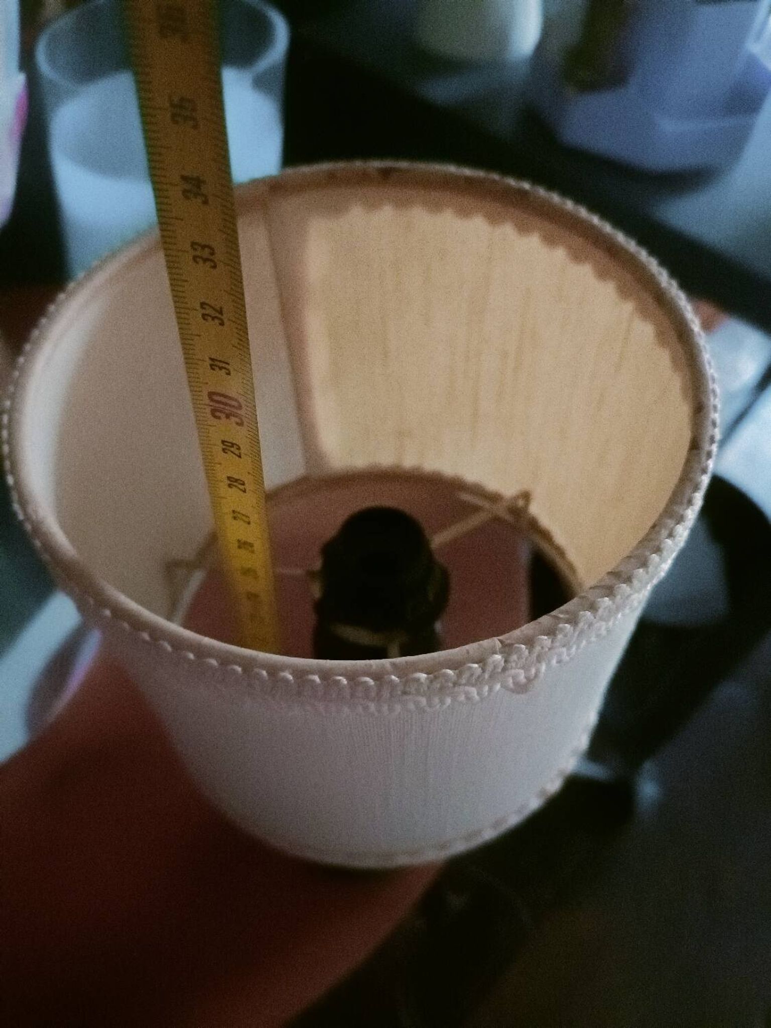 Minimalist turned wood lamp