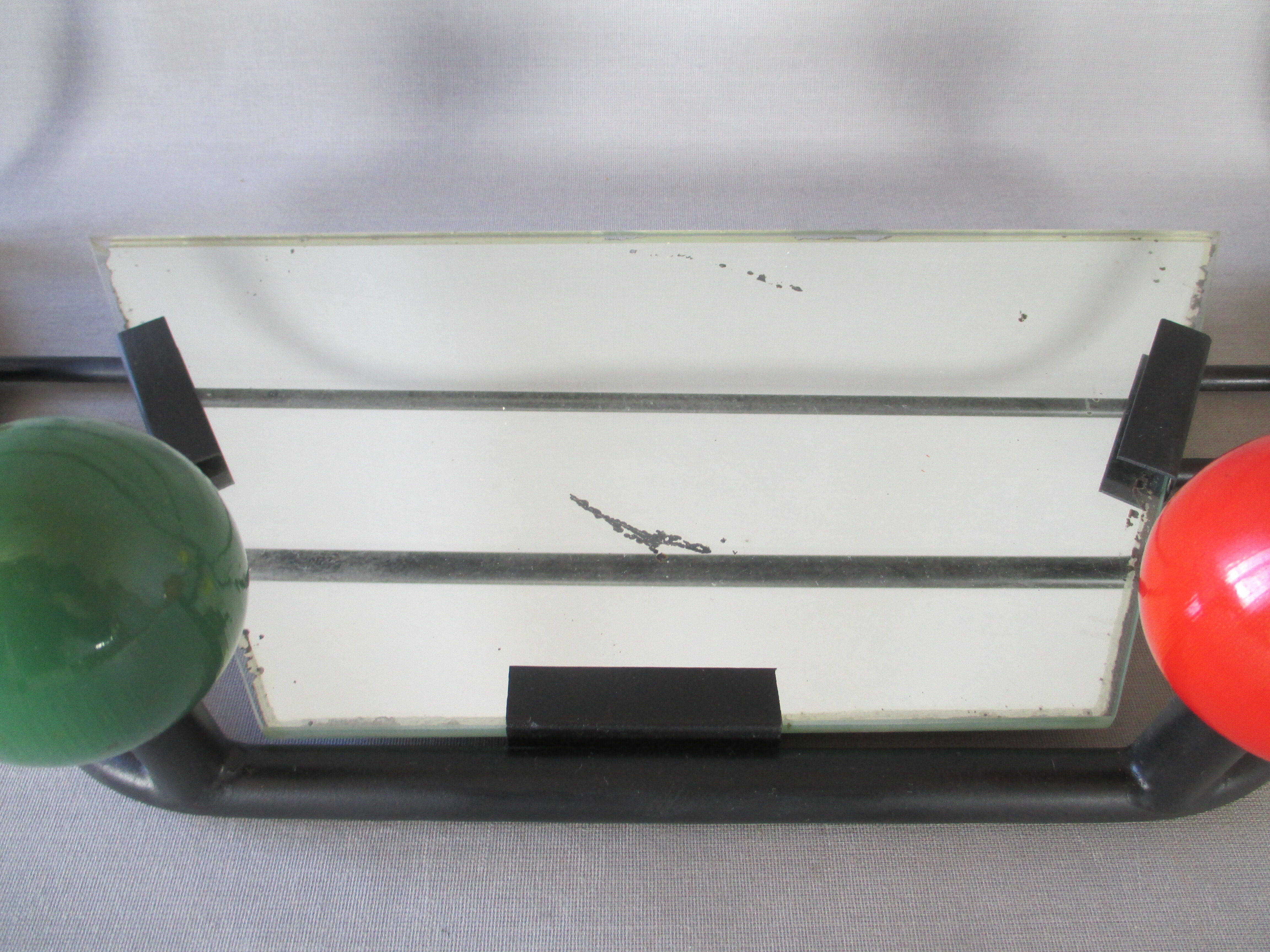 Wall coat rack with vintage balls