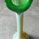 Large blown glass vase, artistic glassware from the 1970s.