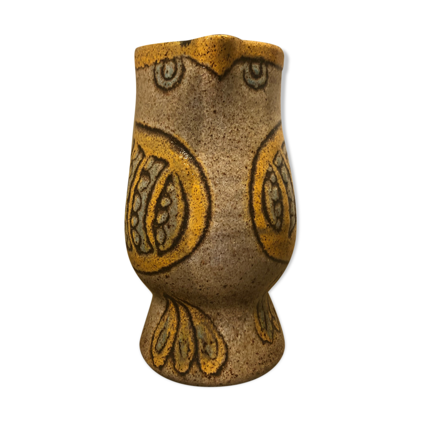 Accolay ceramic owl pitcher