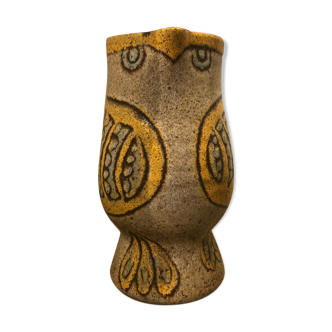 Accolay ceramic owl pitcher