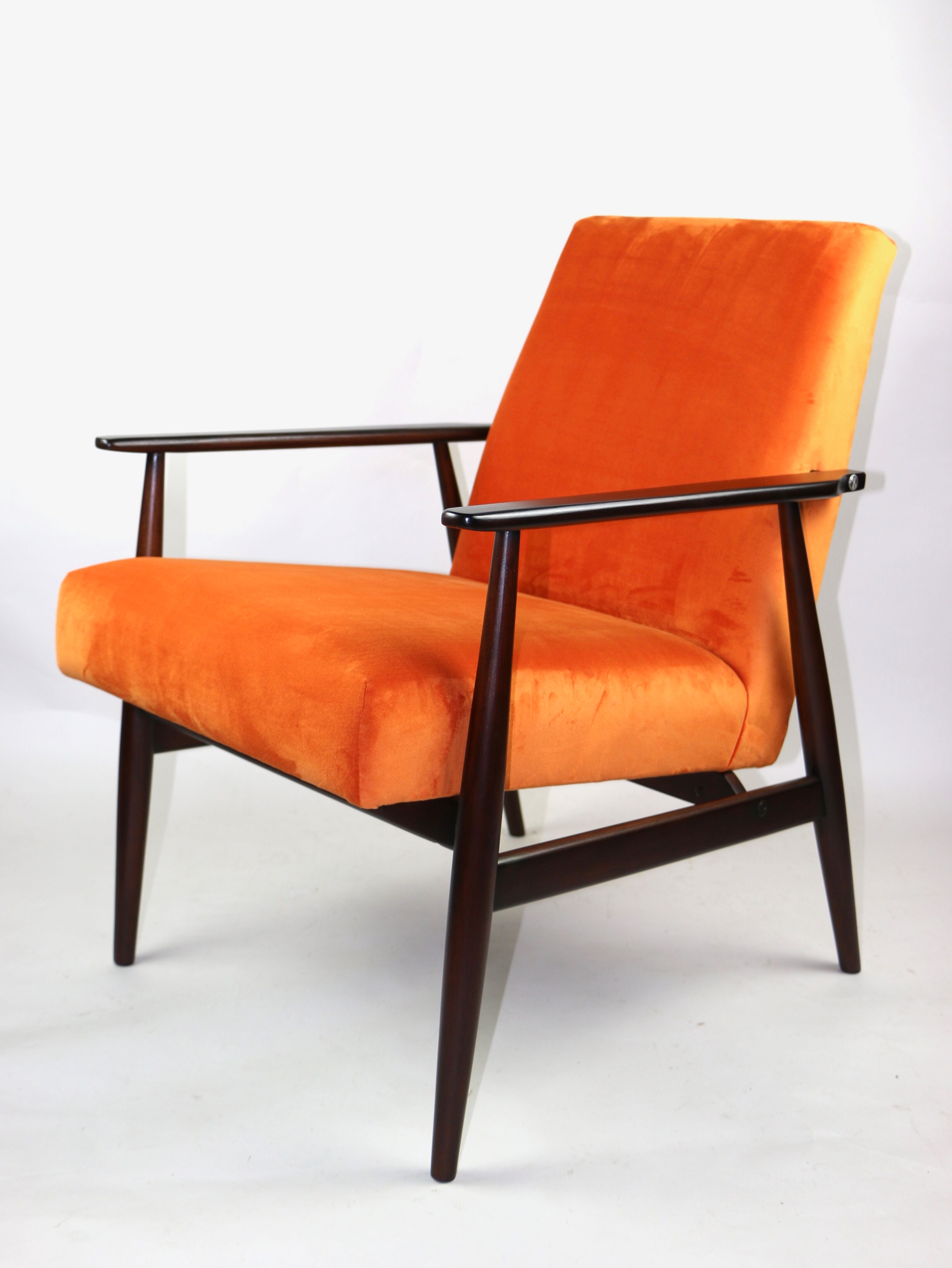Vintage Fox orange easy chair, 1970s