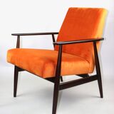 Vintage Fox orange easy chair, 1970s