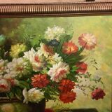Peinture fleurs 100 x 72