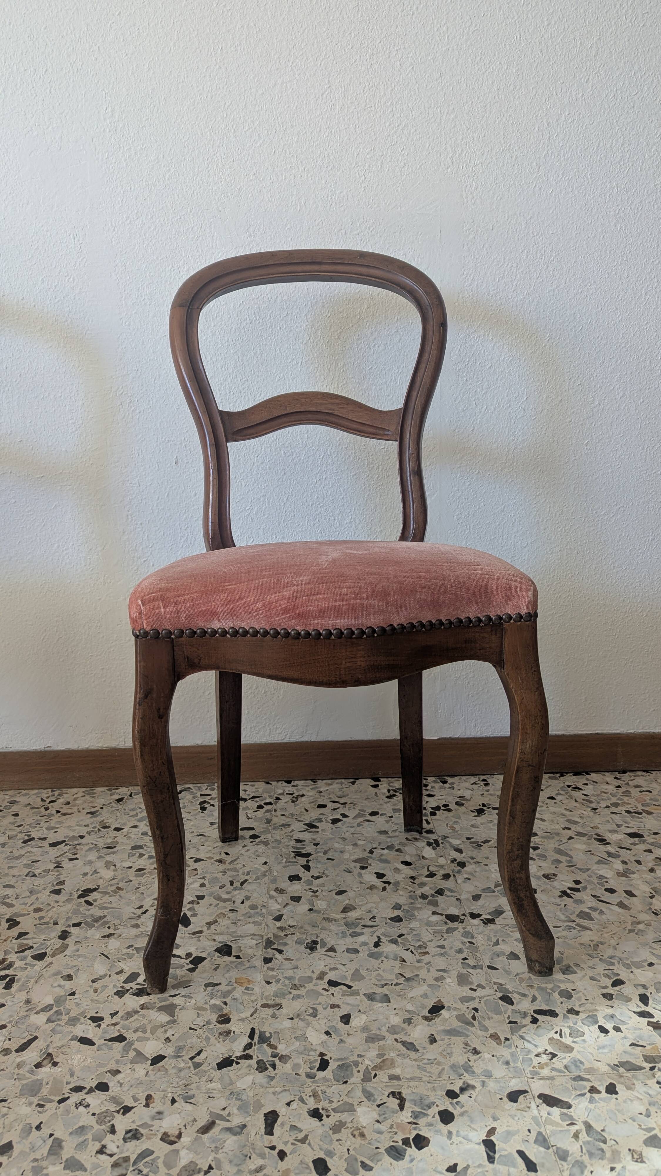 Pair of Louis Philippe style chairs