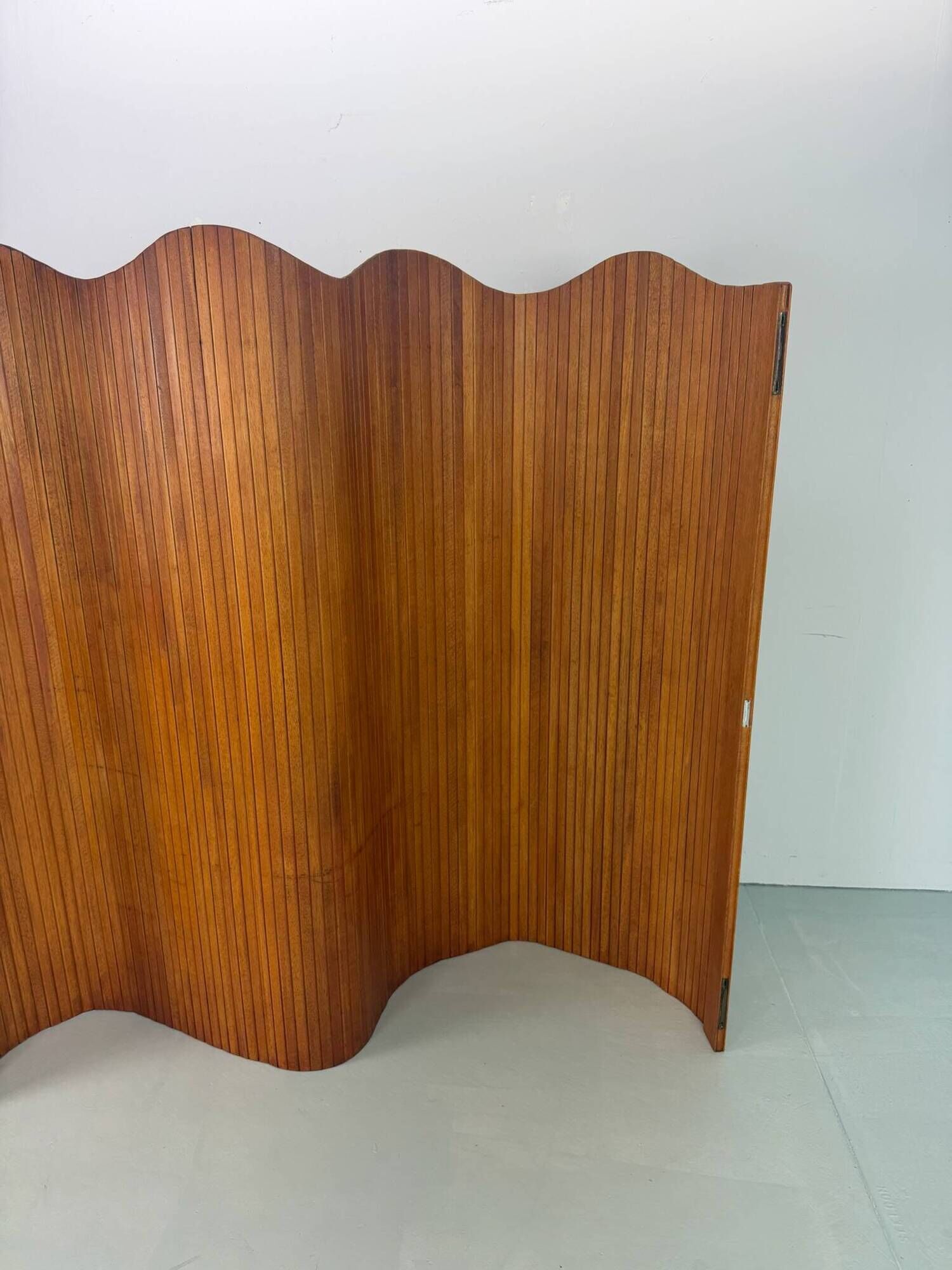 Pine Wood Room Divider by S.N.S.A., France, 1930s