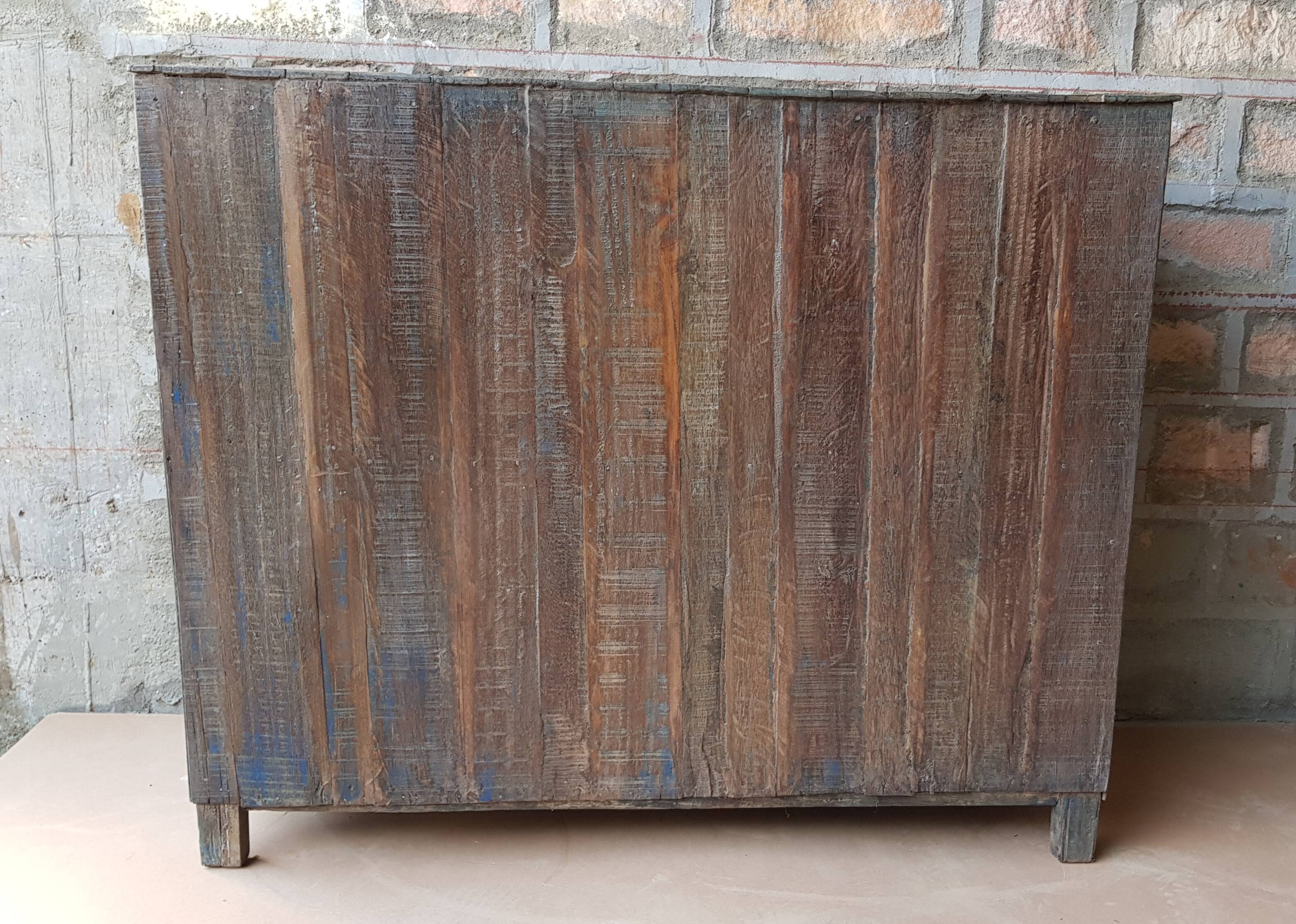 Ancient tribal buffet in Burmese teak