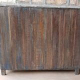 Ancient tribal buffet in Burmese teak