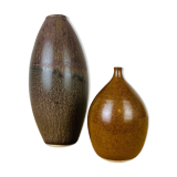 2 Scandinavian ceramic vases 60s