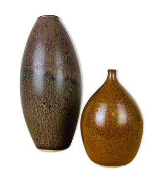 2 Scandinavian ceramic vases 60s