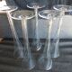 Lot de 5 flutes chic à liseré métal