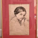 Portrait dessin ancien