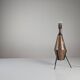 Brutalist Table Lamp in Ceramic and Iron, 1950s €1,200