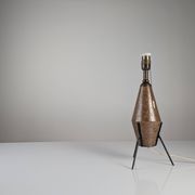 Lampe de table brutaliste en céramique et fer, années 1950 1 200 €