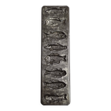 Old chocolate mold, fish shapes, 22 cm