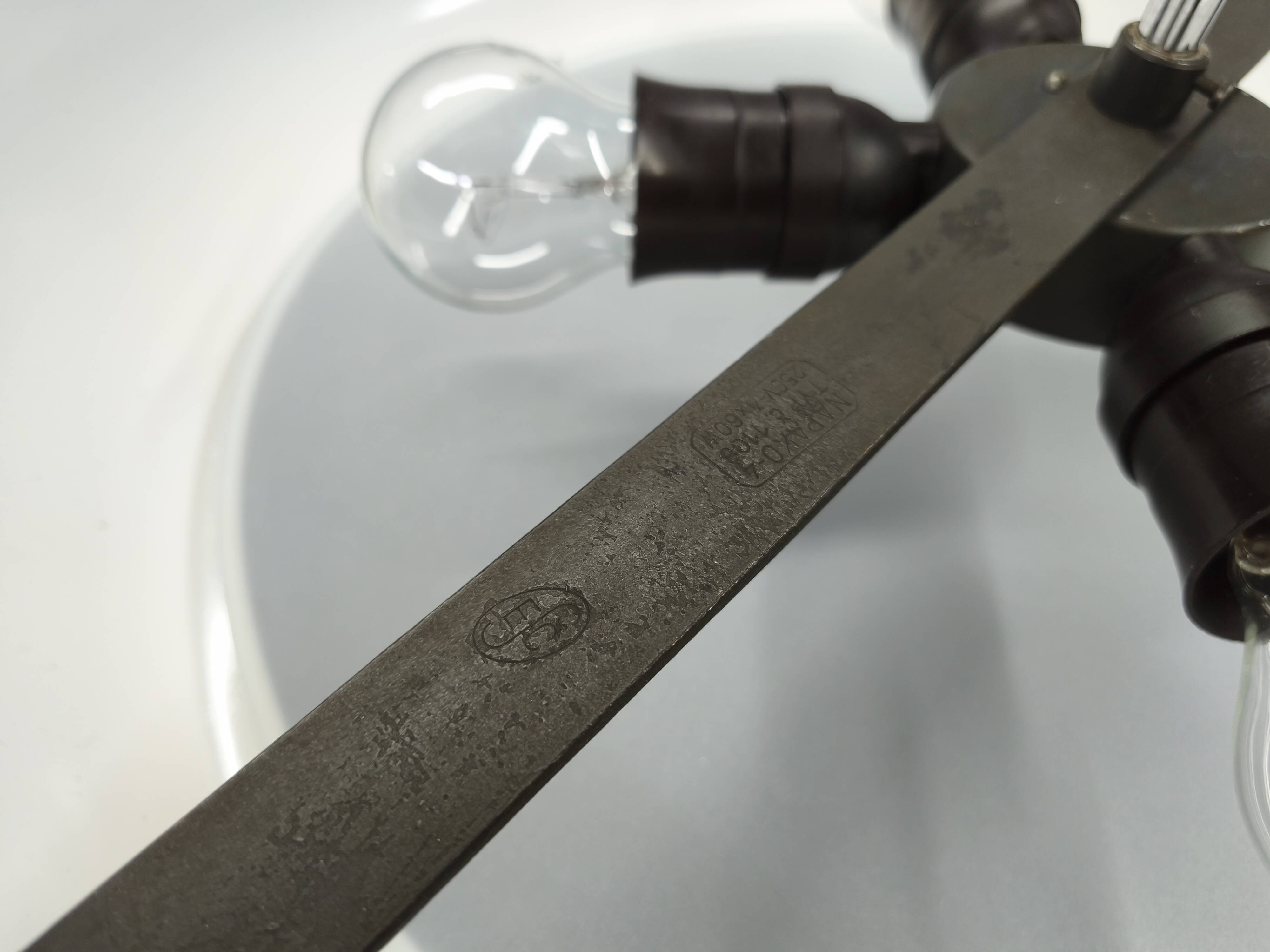 Bauhaus UFO Pendant Lamp by Josef Hurka for Napako, 1930s