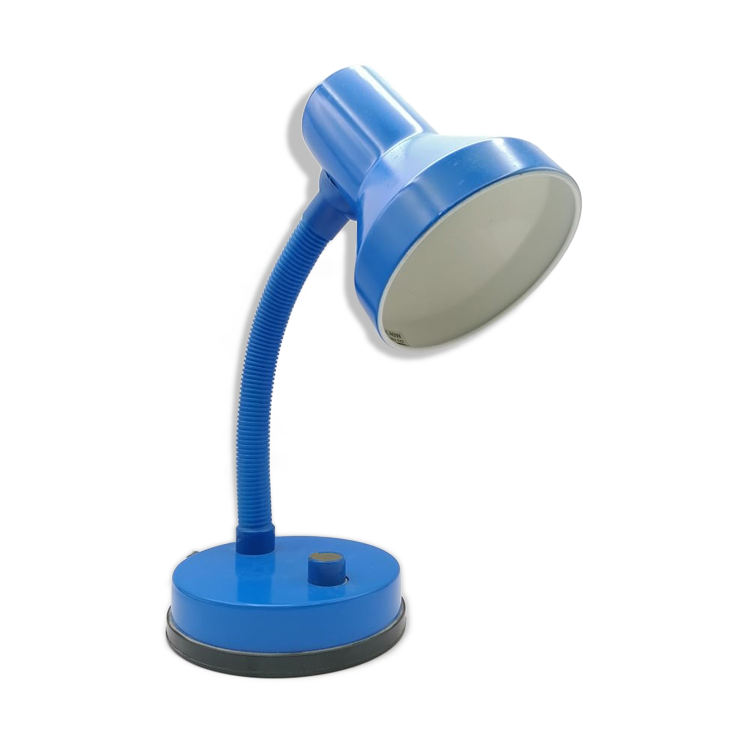 Blue desk lamp