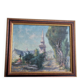 Oil on canvas by Olivier MARECHAL (French painter 1877-1954)