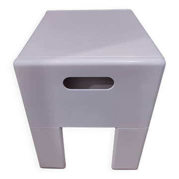 Tabouret coffre blanc Olaf Von Bohr pour Gedy