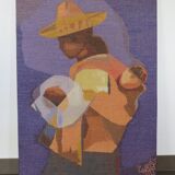 Louis Toffoli wool tapestry from the 70s