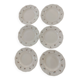 Set of 2 deep plates and 4 flat plates