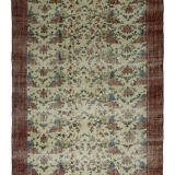 Modern Unique Rug, Turkish Oriental Handmade Boho Kilim Rug,for Kitchen,Bedroom	200x 298 cm