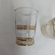 Liqueur carafe and its 4 small glasses