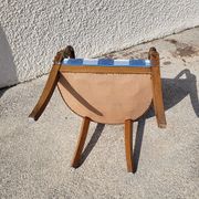 Fauteuil dossier arrondi tete de poisson