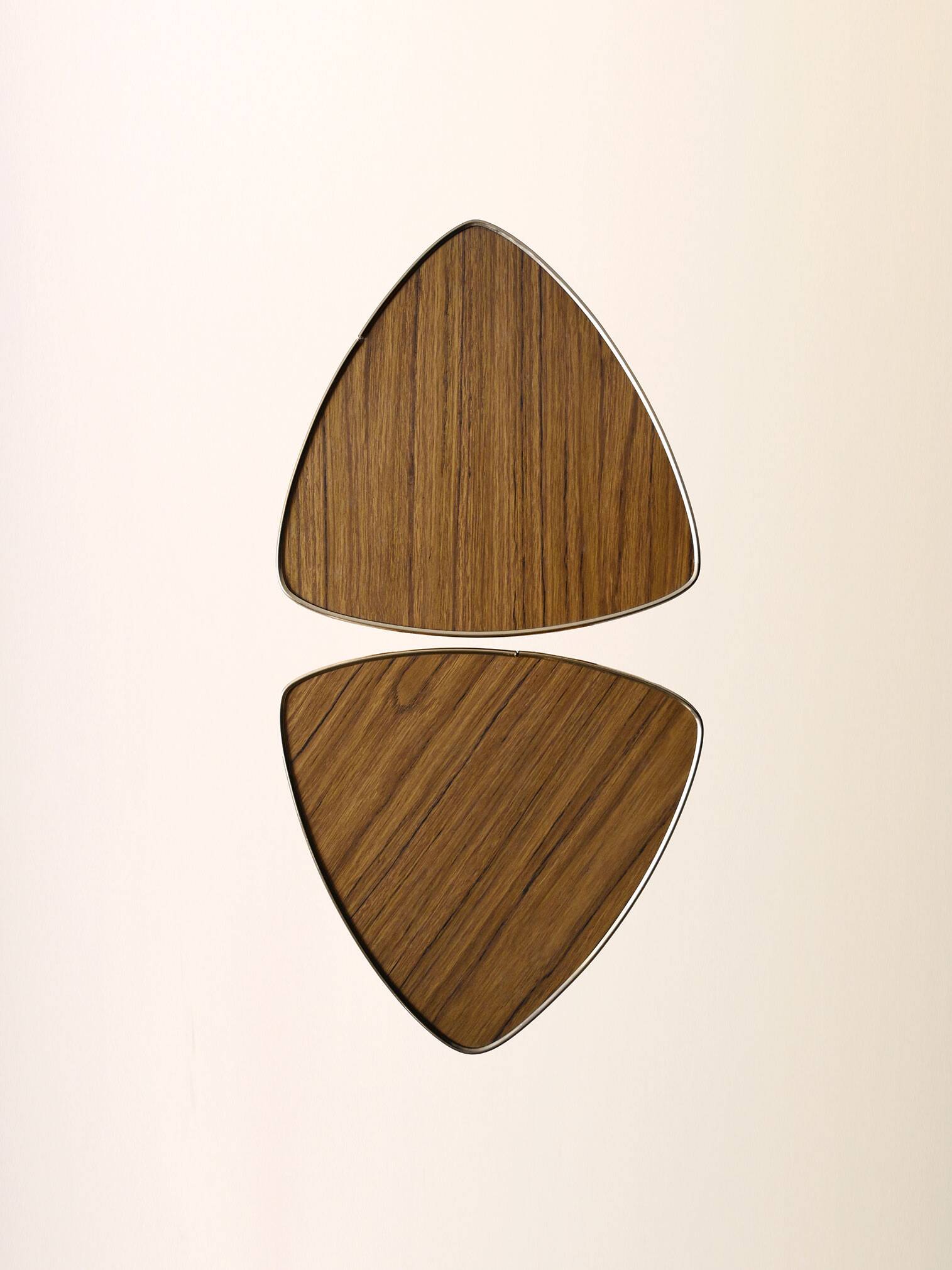 Paire de tabourets scandinaves vintage en stratifié