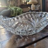 Pressed-mould glass cup – Stars & palmettes – 1960s-70s