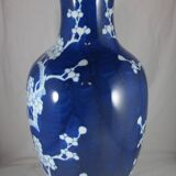 large blue and white porcelain vase Chinese China
