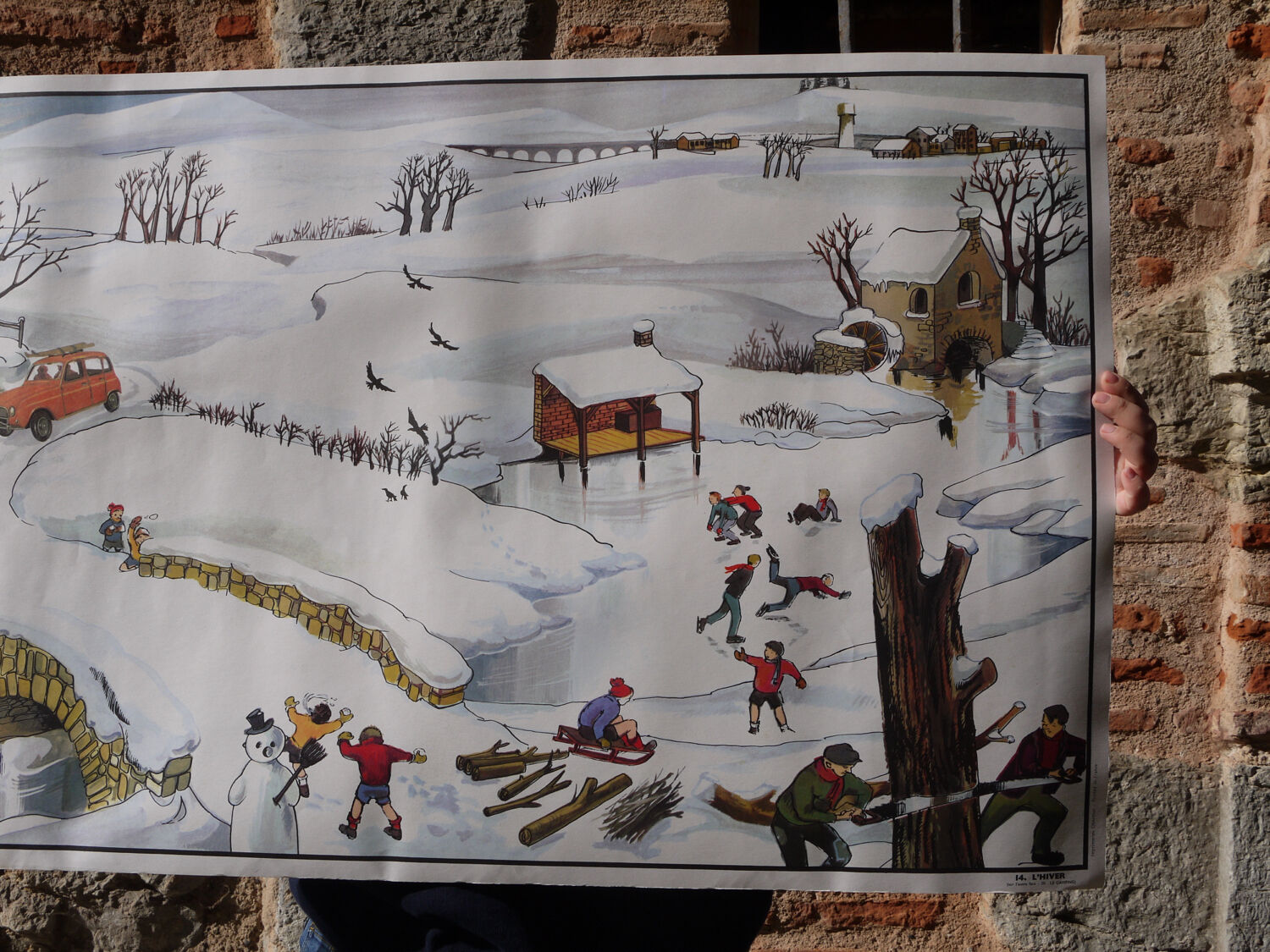 Camping & Winter School Poster