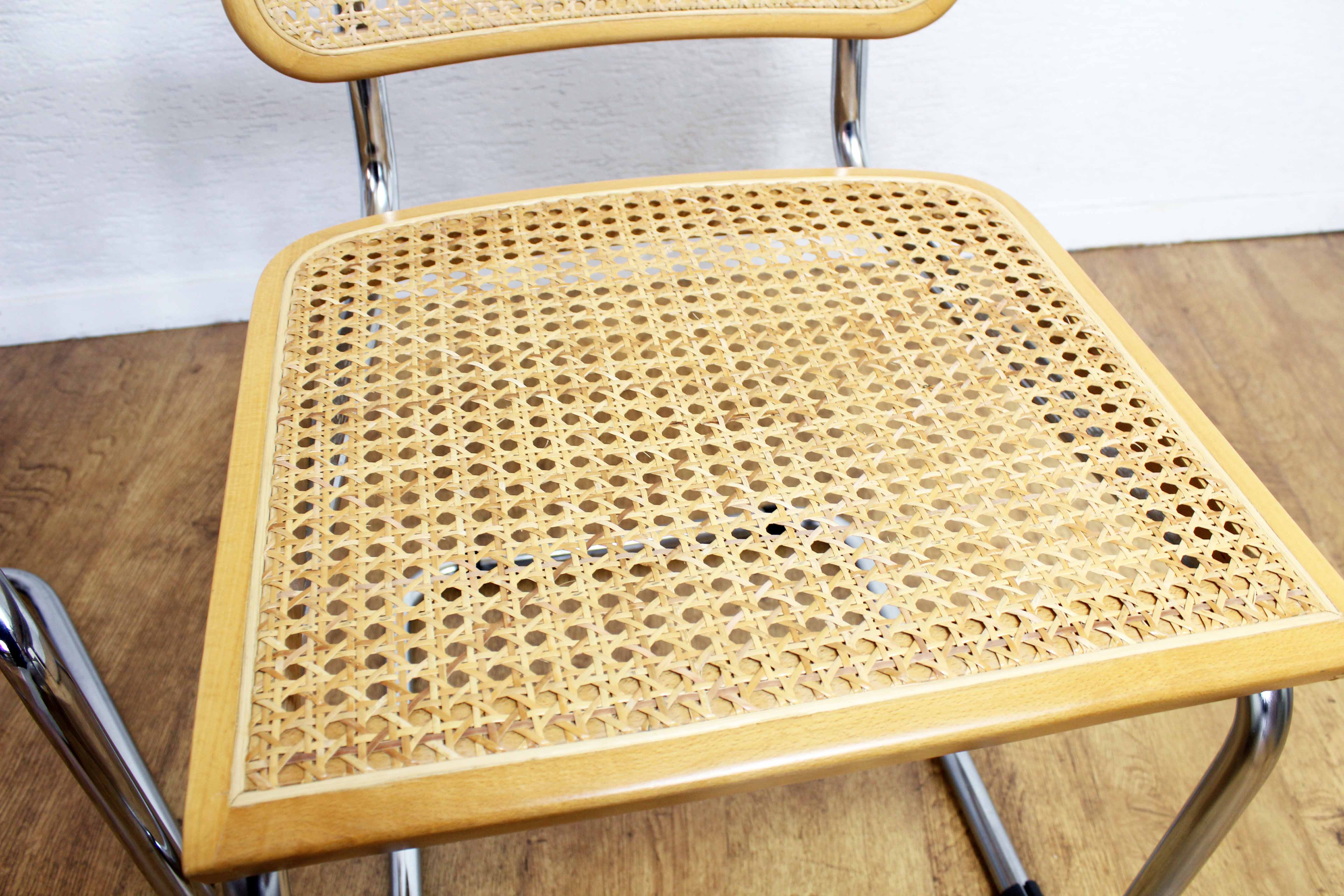 Pair of Marcel Breuer B64 chairs