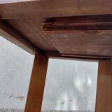 Square art deco pedestal table