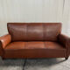 Leather club sofa