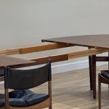Extendable dining room table and chairs (by Kristian Solmer Vedel)