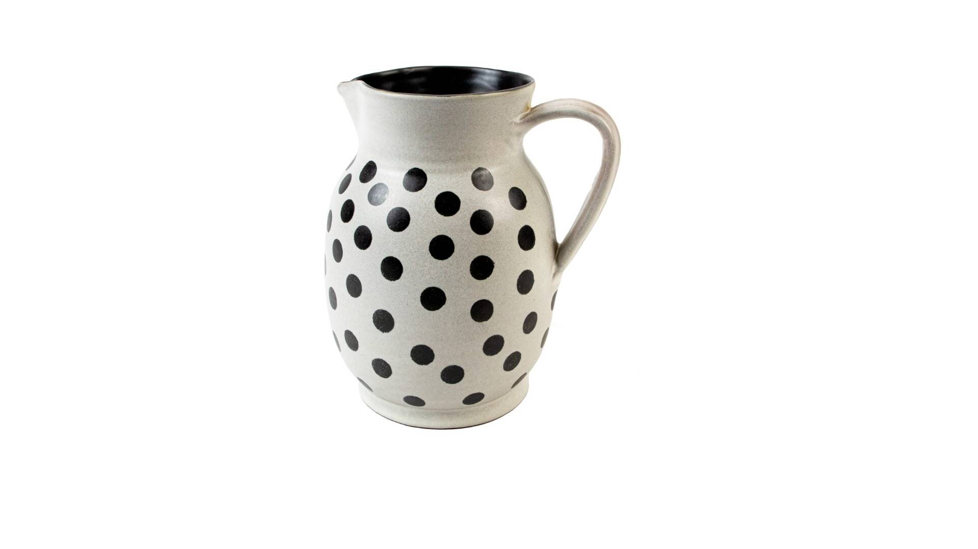 Handcrafted stoneware jug by Maison Maria Portugal (New)