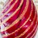 Murano glass table lamp in Ruby color, Rigadin, Italy 1950