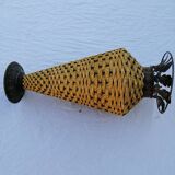 Bamboo vase braided