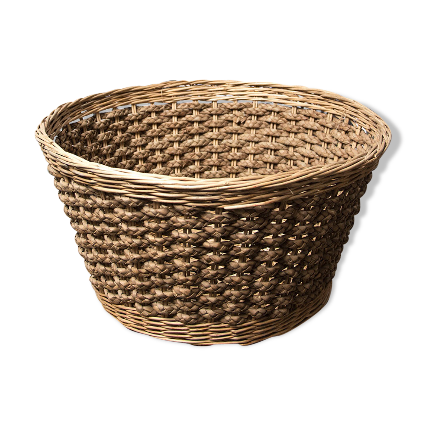 Cart wood and rattan Perrine