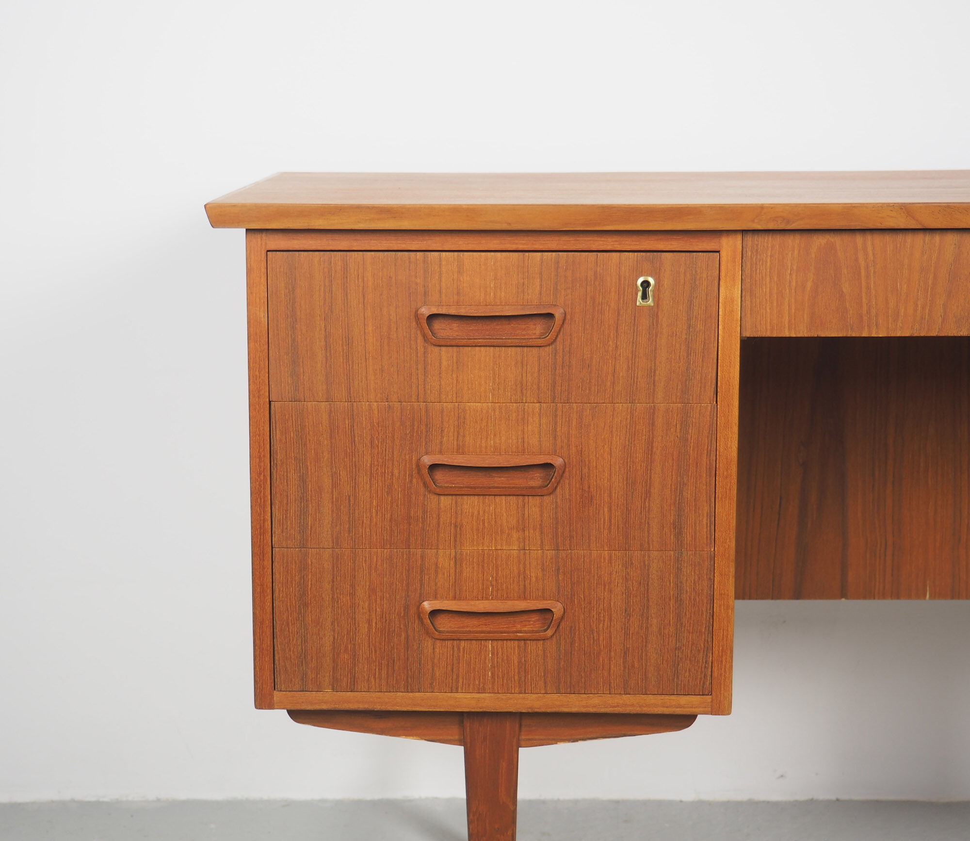 Danish design teak writing desk, 1960