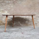 Table basse bois plateau noir
