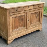 Louis Philippe sideboard renovated in solid oak, 18th century
