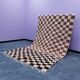 Handwoven natural wool rug, size 150/250 cm.