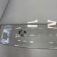 Vintage XL glass pendant light / cone / Renato Tosi for Leucos