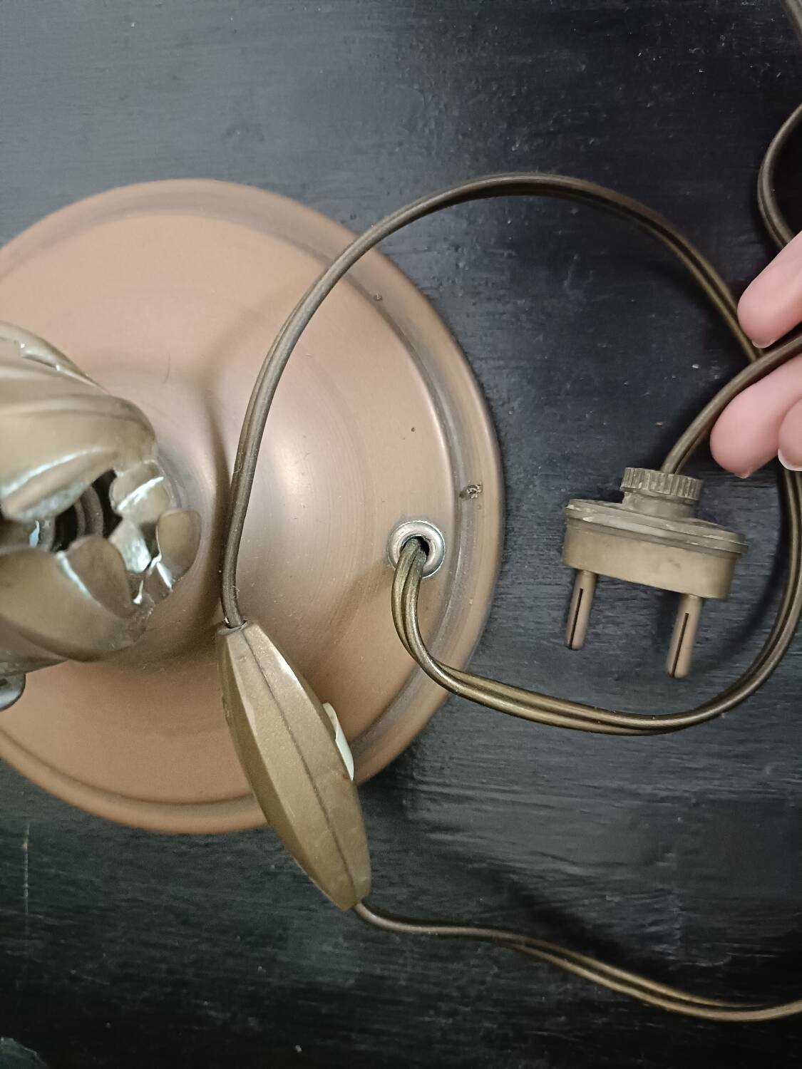 Pair of Art Nouveau style lamps